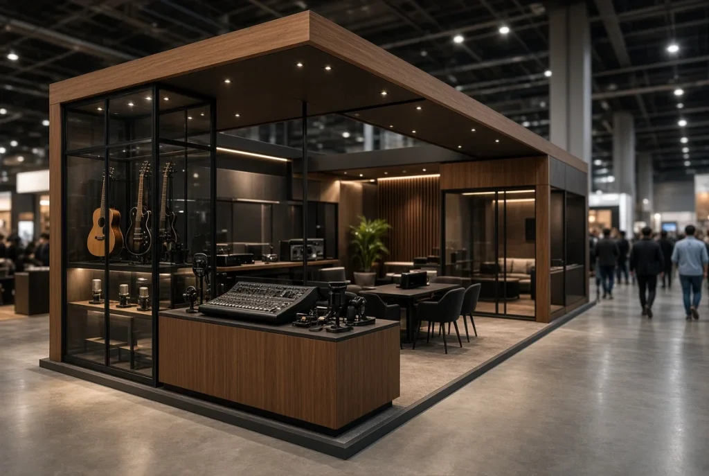 غرفه سازی نمایشگاه صنعت موسیقی 1405