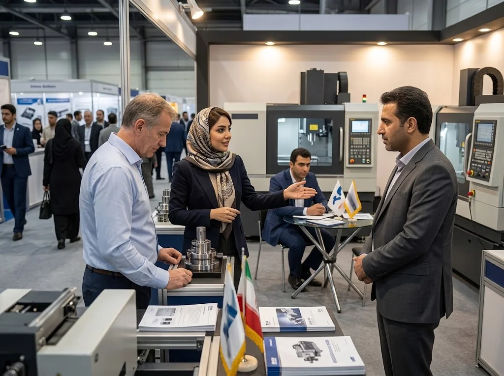مهماندار نمایشگاه صنعت تهران